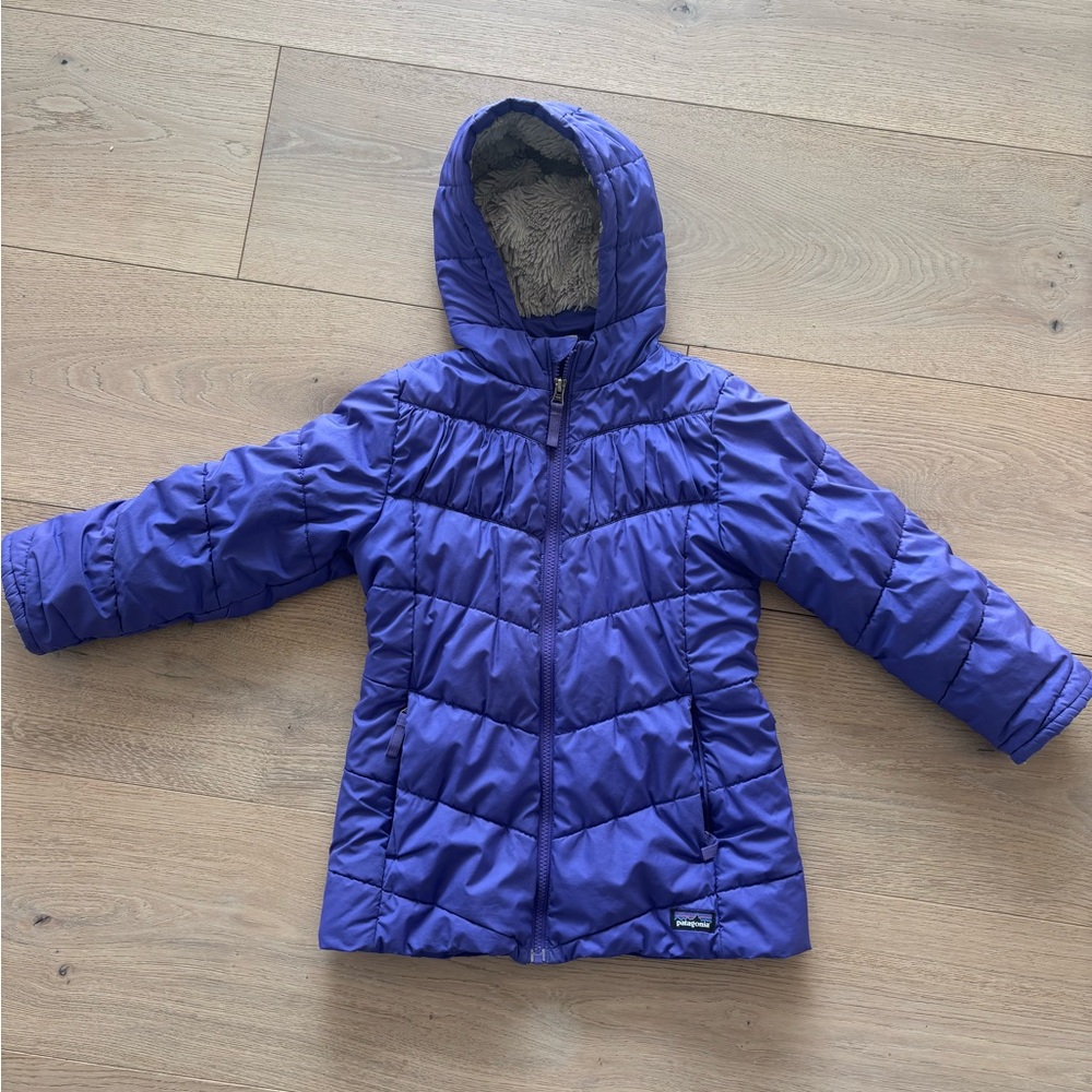 Patagonia Kids' Vibrant Purple Puffer Jacket